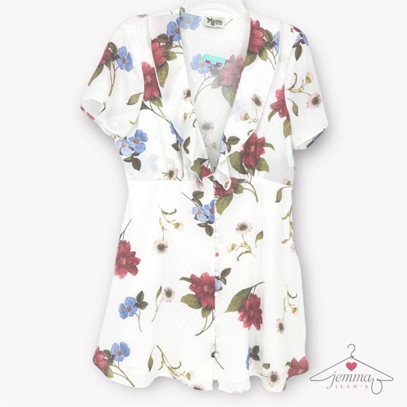 NWT floral mini dress show me your mumu - Picture 2 of 3